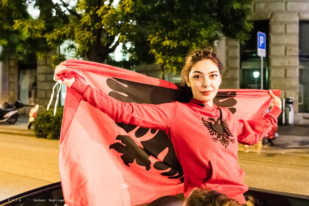 Portrait d'un homme albanais